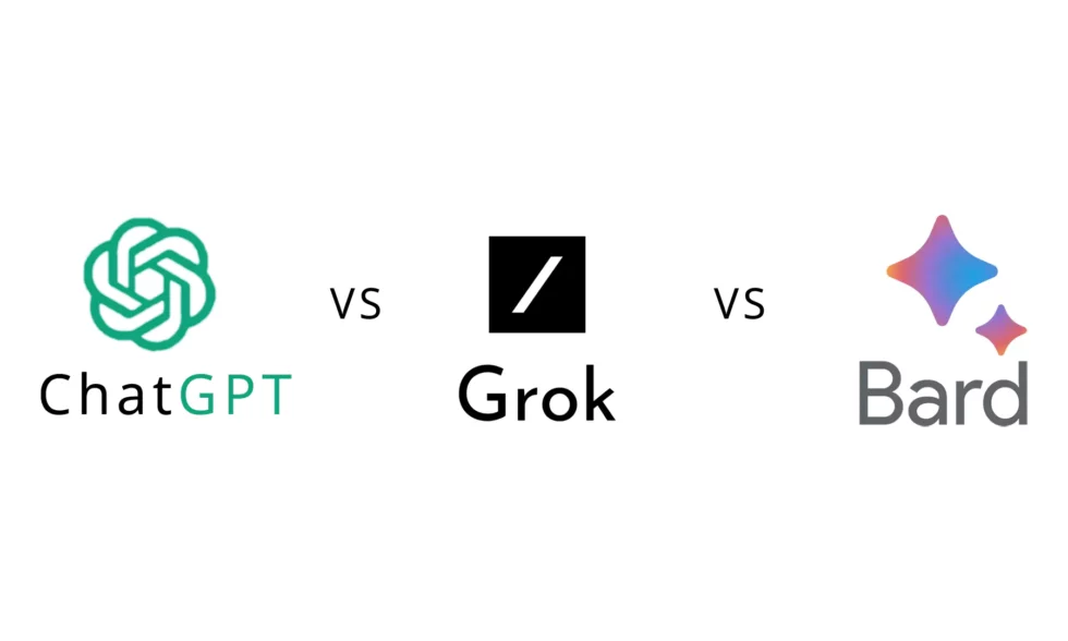 Decoding the AI Giants: A Thorough Comparison of ChatGPT, Grok, and Bard